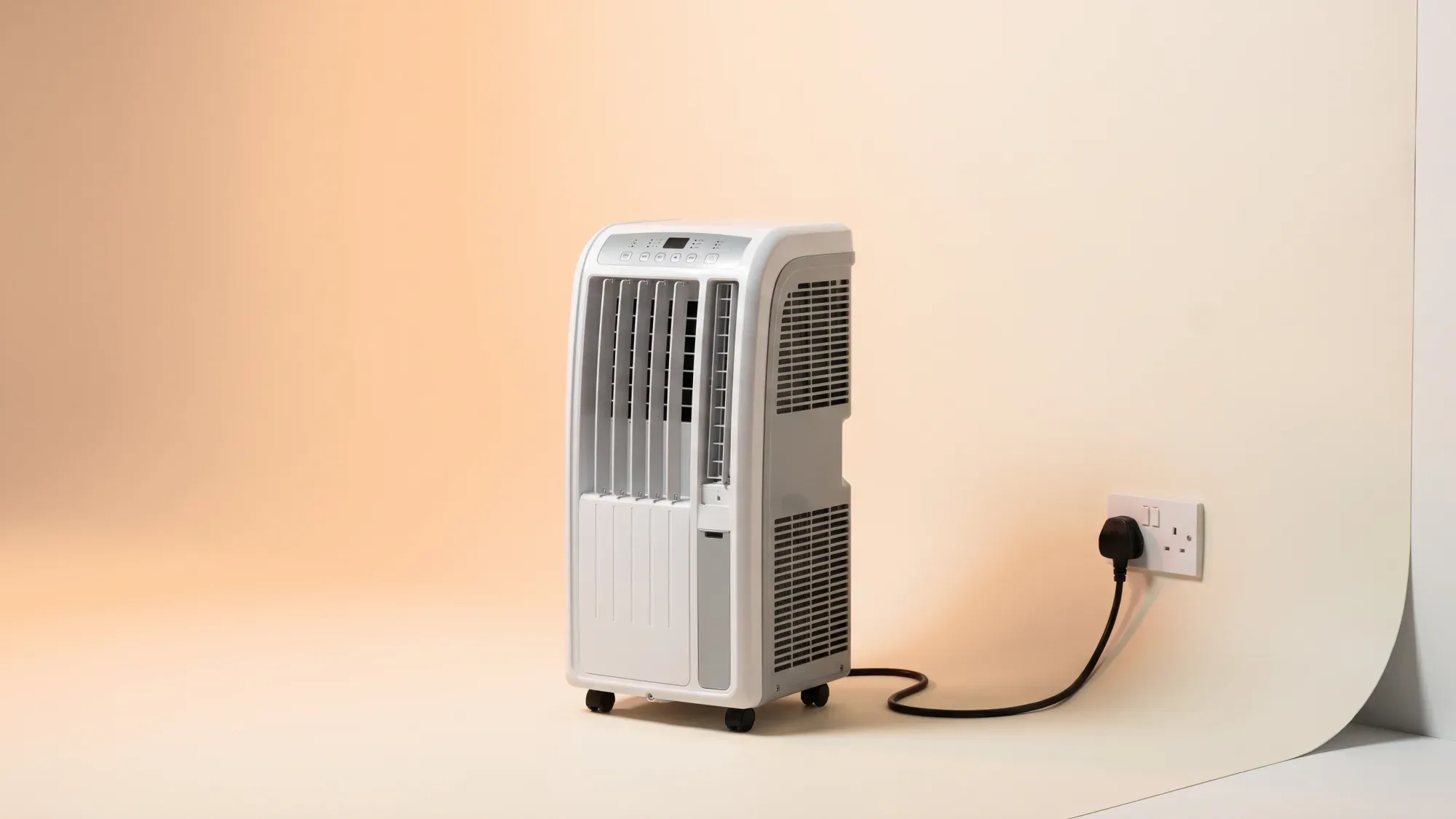 Plugging in an air conditioner safely