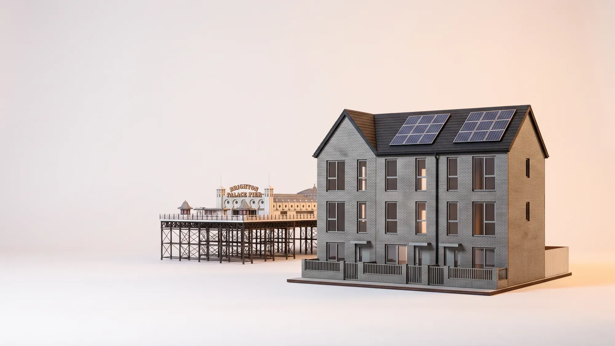 Solar panel installation in Brighton