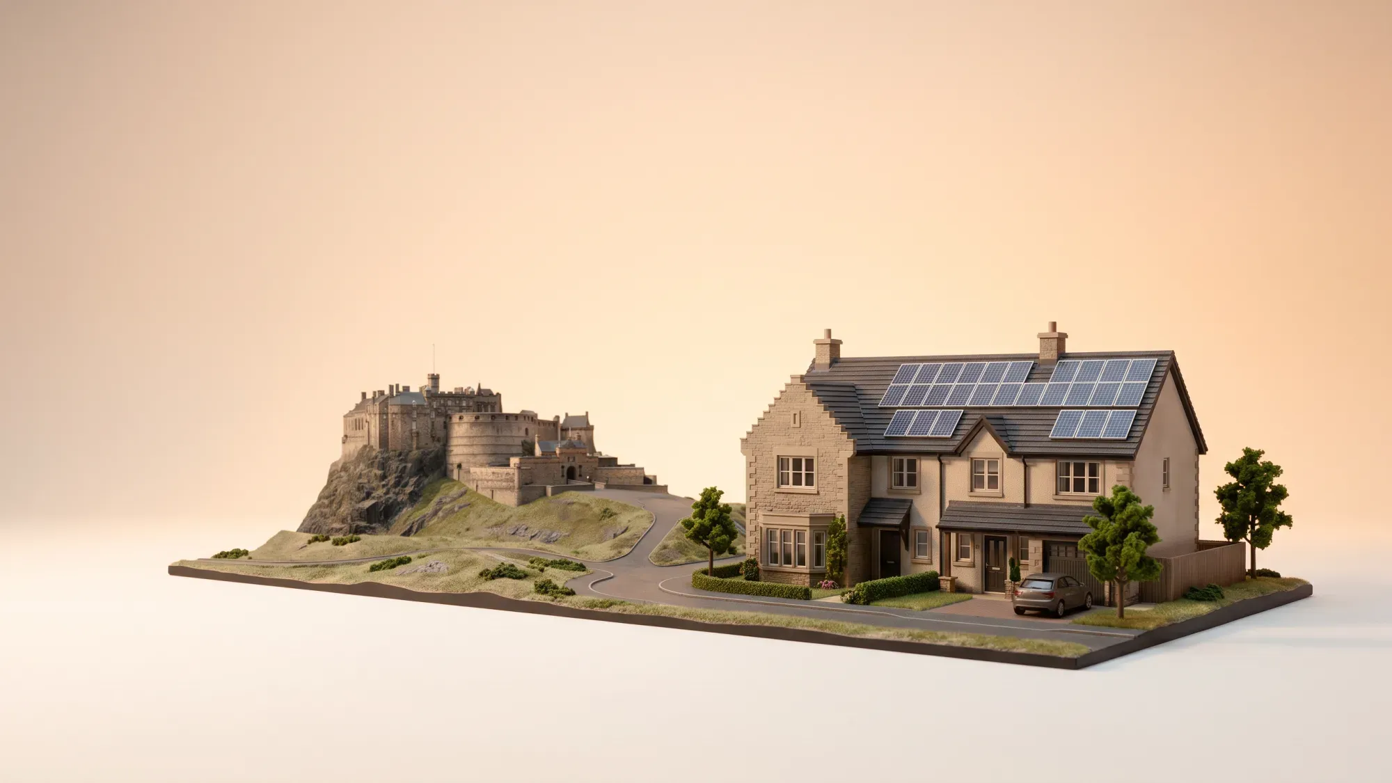 Solar panel installation in Edinburgh