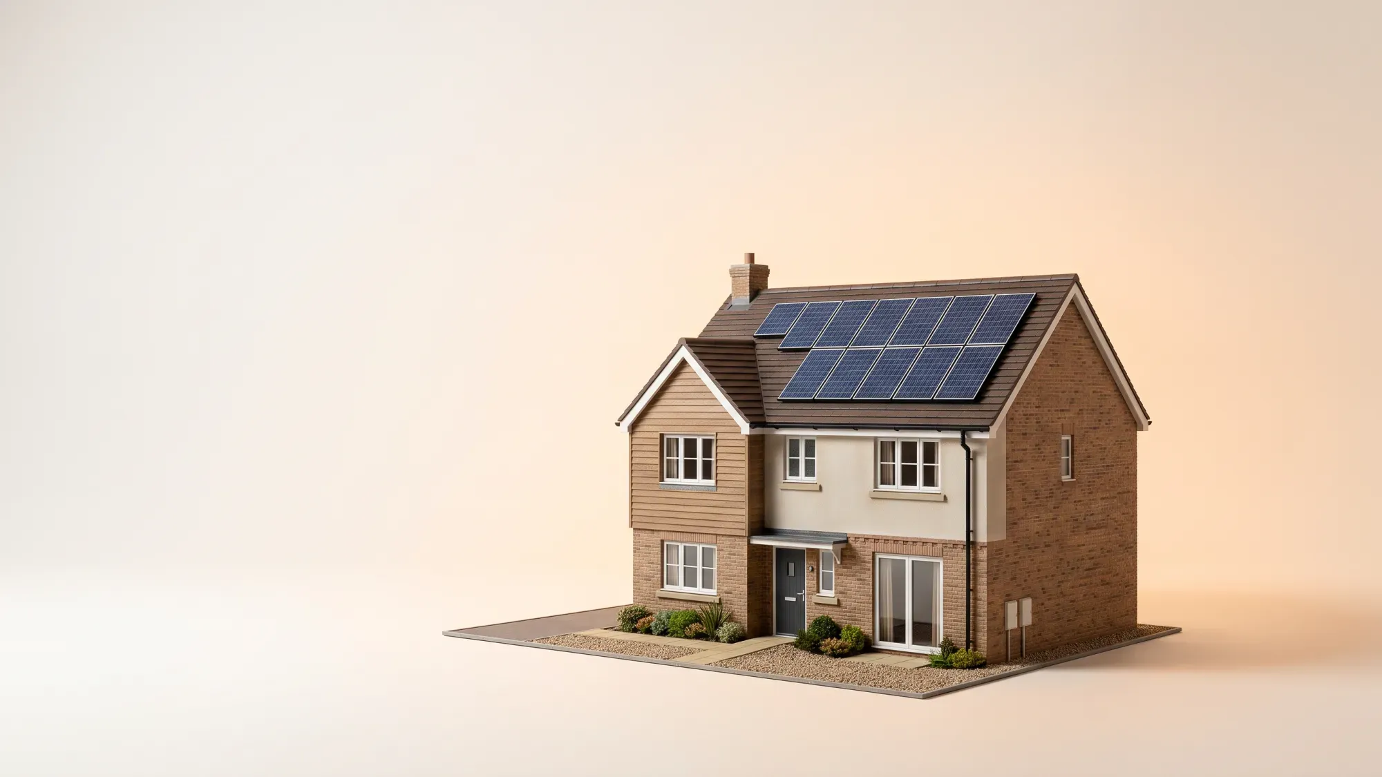 Solar panel installation for English homes