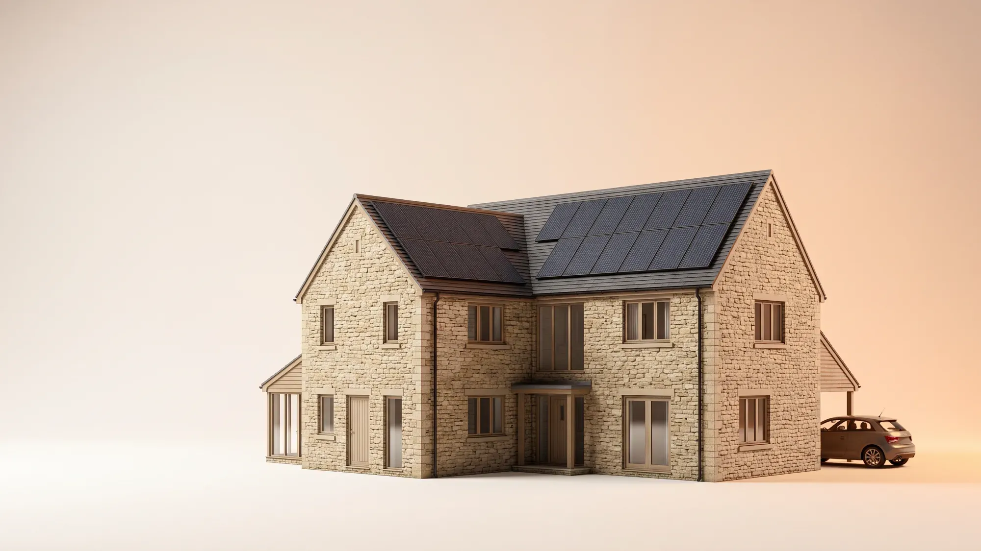 Solar panel installation in Gloucestershire