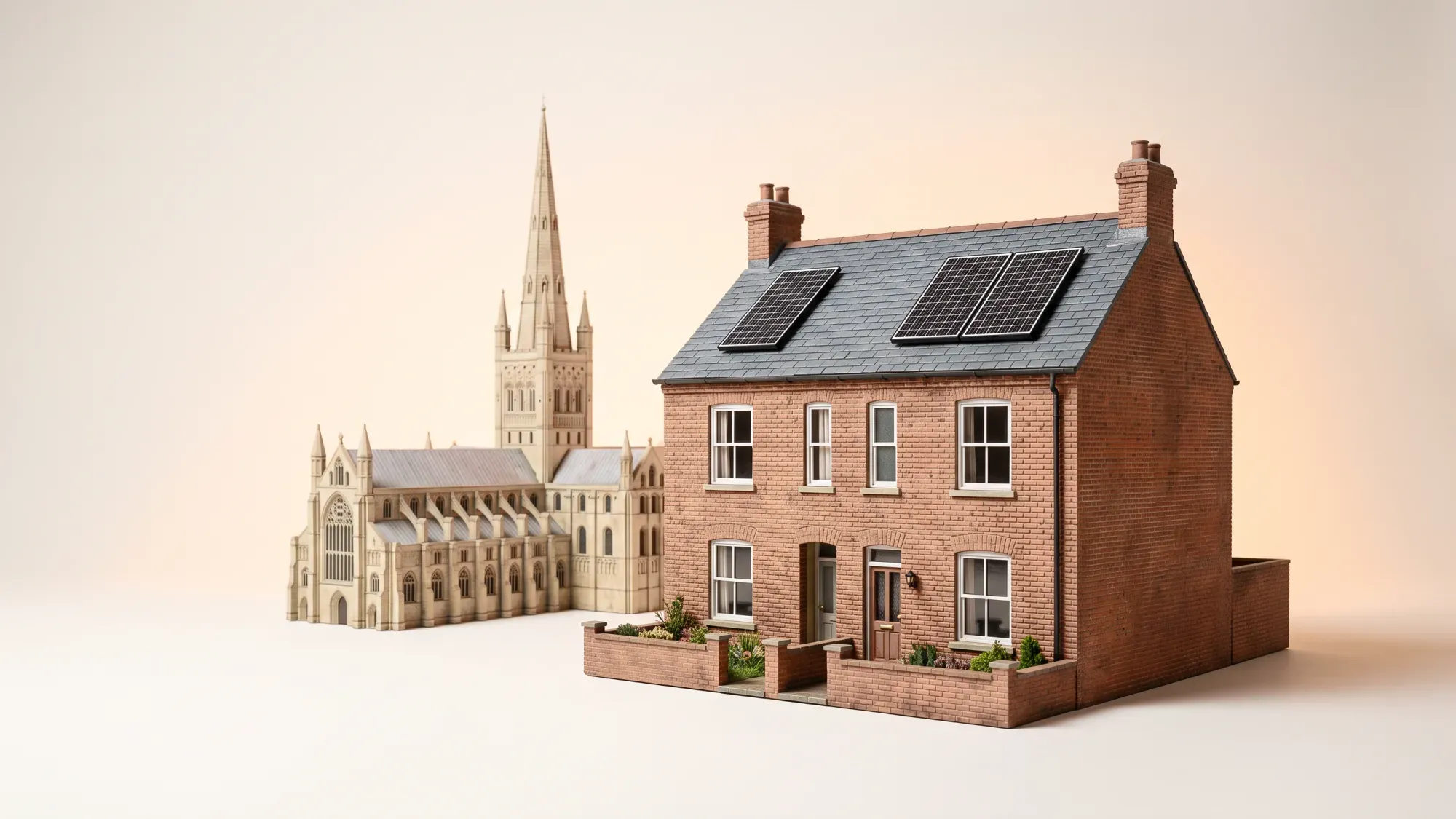 Solar panel installation in Norwich