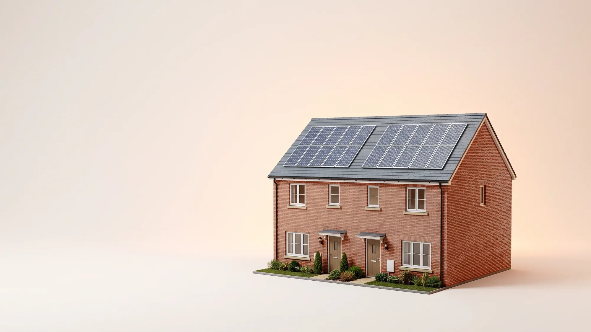 Solar panel installation in the South West