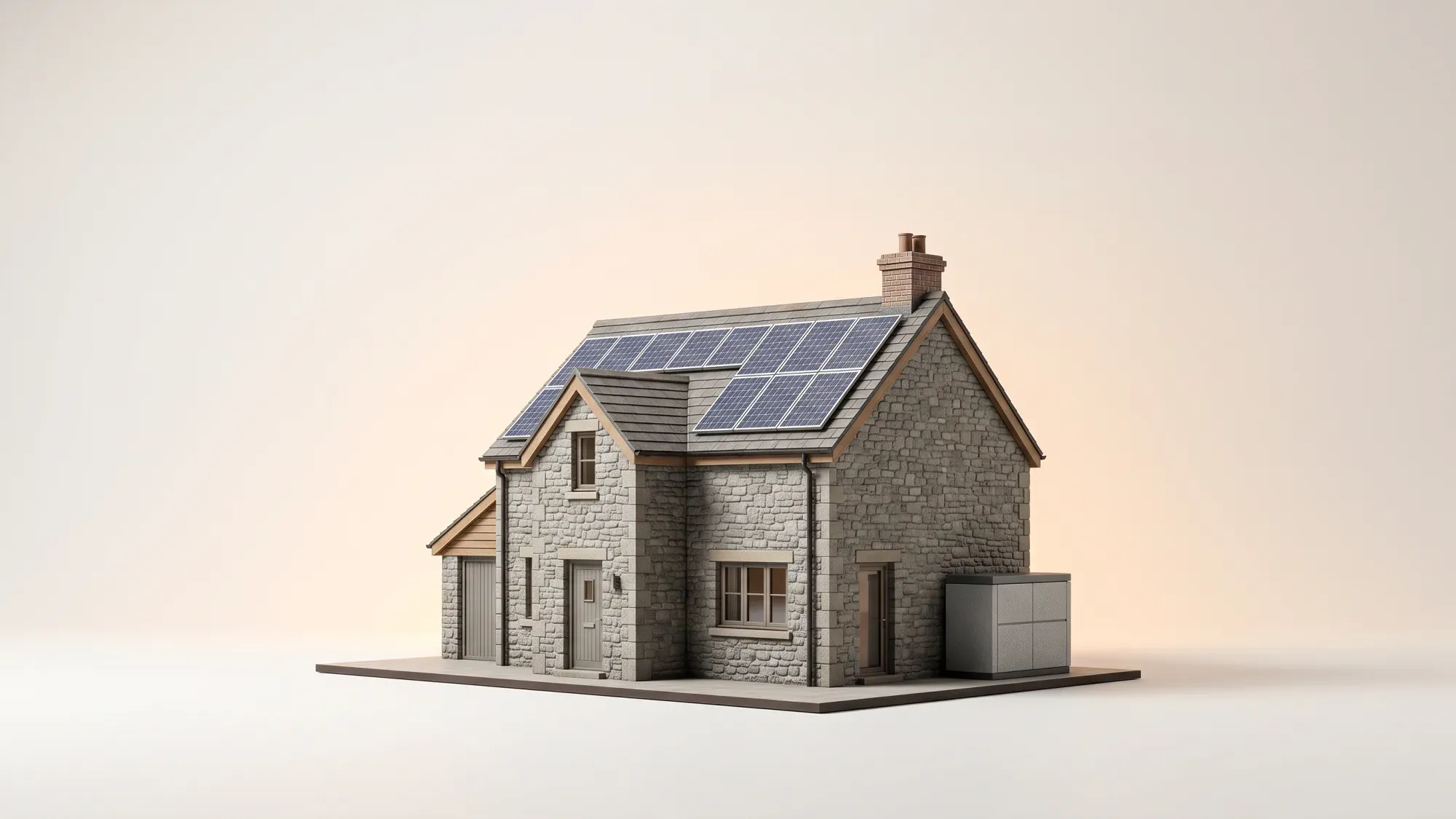 Solar panel installation in Stirling